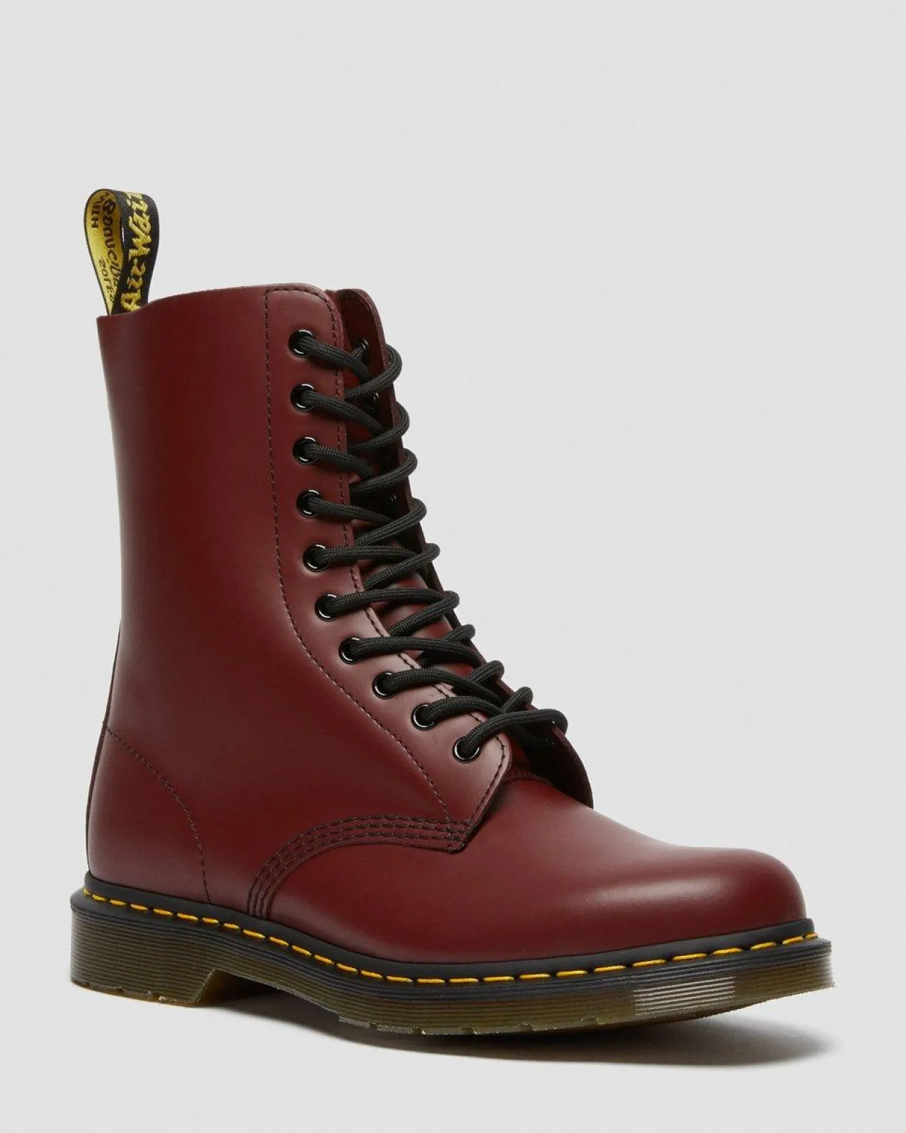 Dr. Martens 1490 Smooth Leren Hoge Veterlaarzen^WOMENS Originals|Winter Stijlen