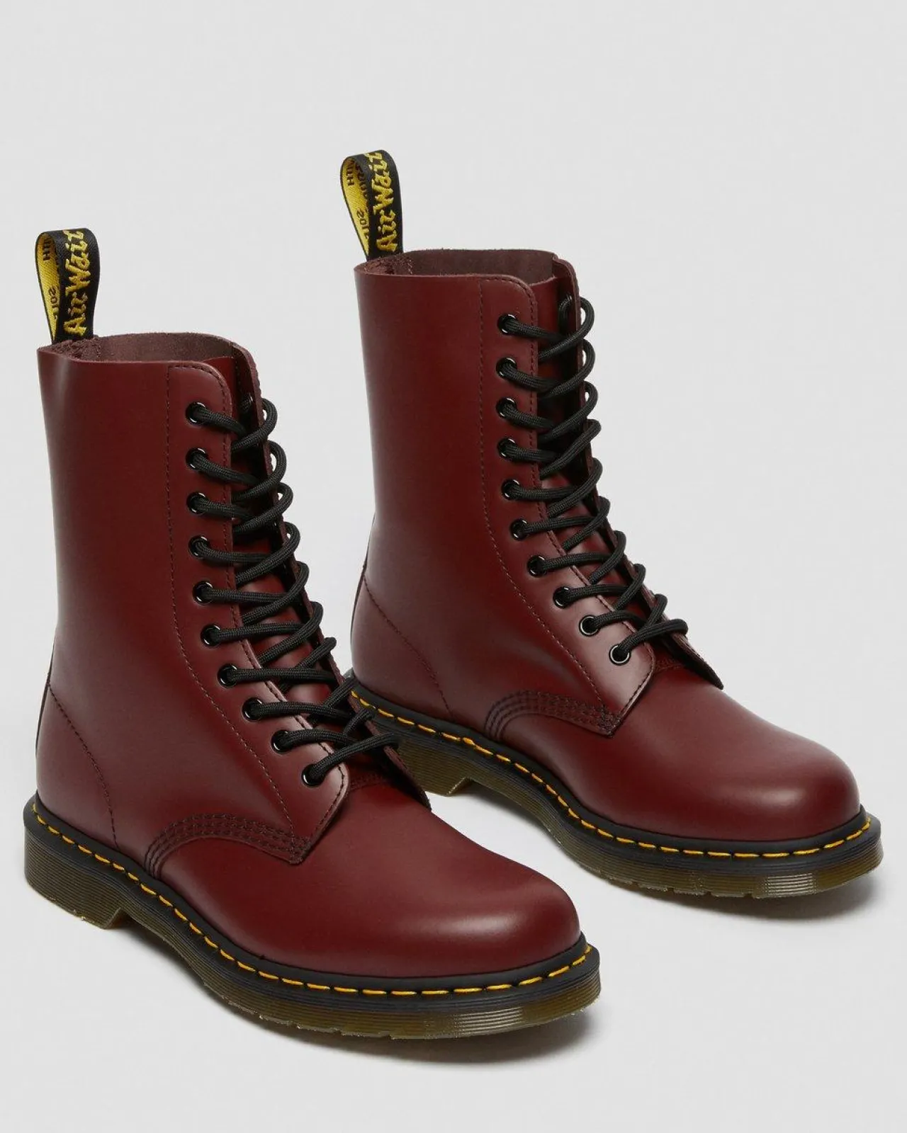 Dr. Martens 1490 Smooth Leren Hoge Veterlaarzen^WOMENS Originals|Winter Stijlen