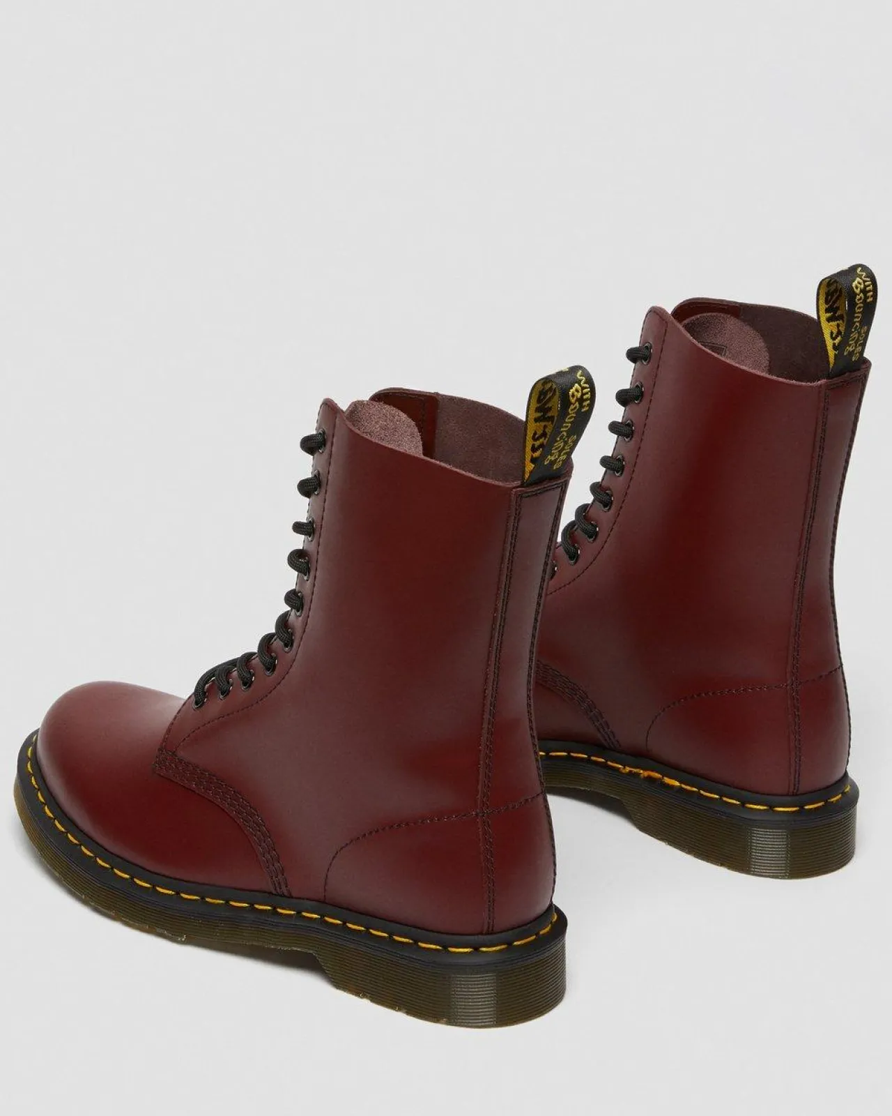 Dr. Martens 1490 Smooth Leren Hoge Veterlaarzen^WOMENS Originals|Winter Stijlen