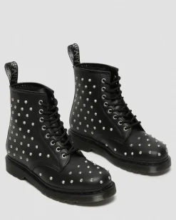 Dr. Martens 1460 Stud Wanama Leather Lace Up Boots^UNISEX Enkellaarzen|Veterlaarzen