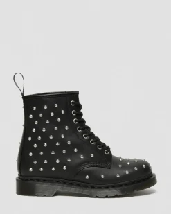 Dr. Martens 1460 Stud Wanama Leather Lace Up Boots^UNISEX Enkellaarzen|Veterlaarzen