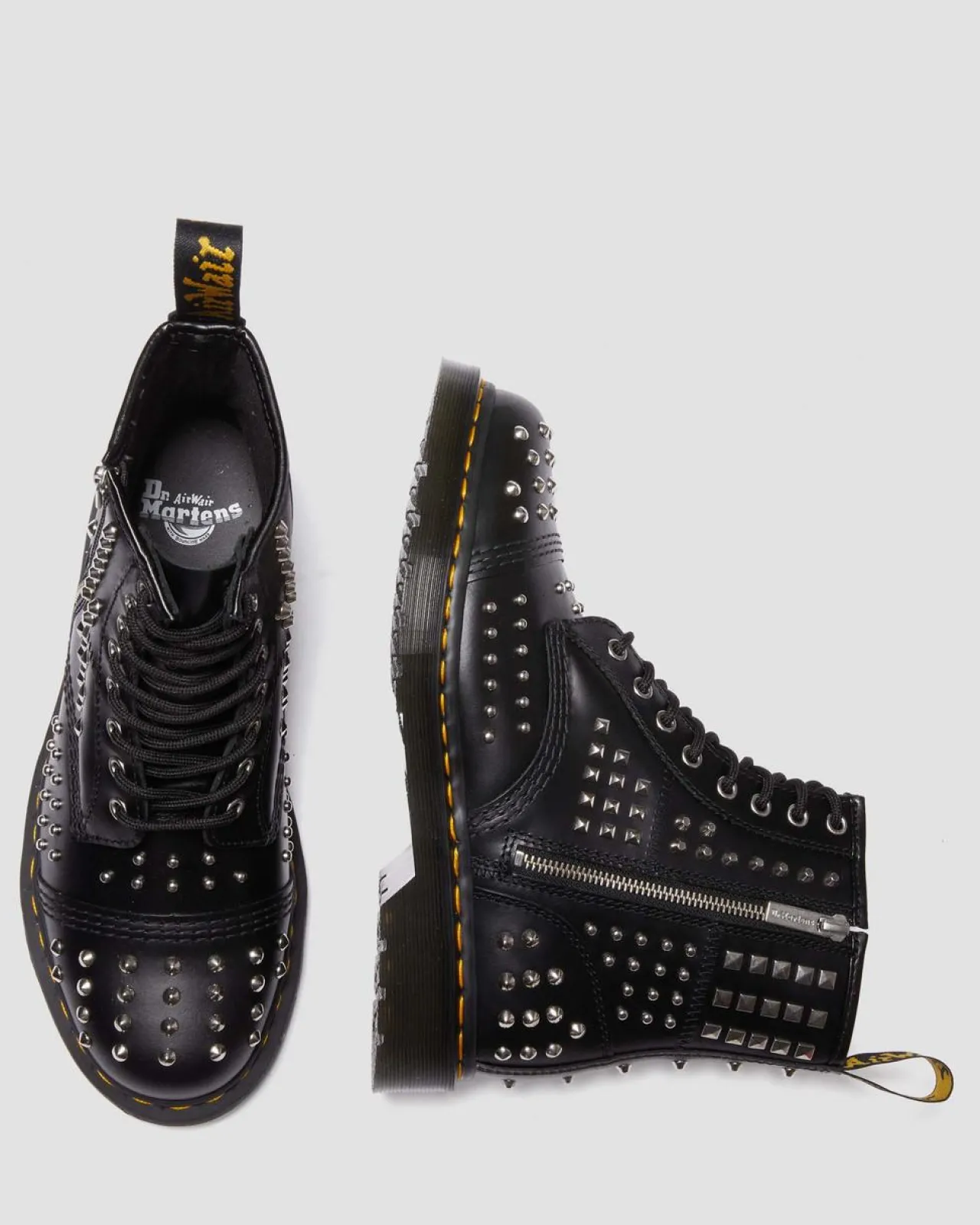 Dr. Martens 1460 Studded Rits Leren Laarzen^UNISEX Originals|Nieuw Binnen