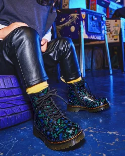 Dr. Martens 1460 T Black Mystic Garden^ Sale Voor Kinderen