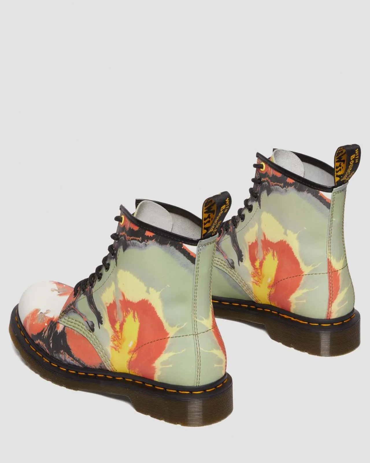 Dr. Martens 1460 Tate Volcanic Flare Leren Laarzen^UNISEX Enkellaarzen|Veterlaarzen