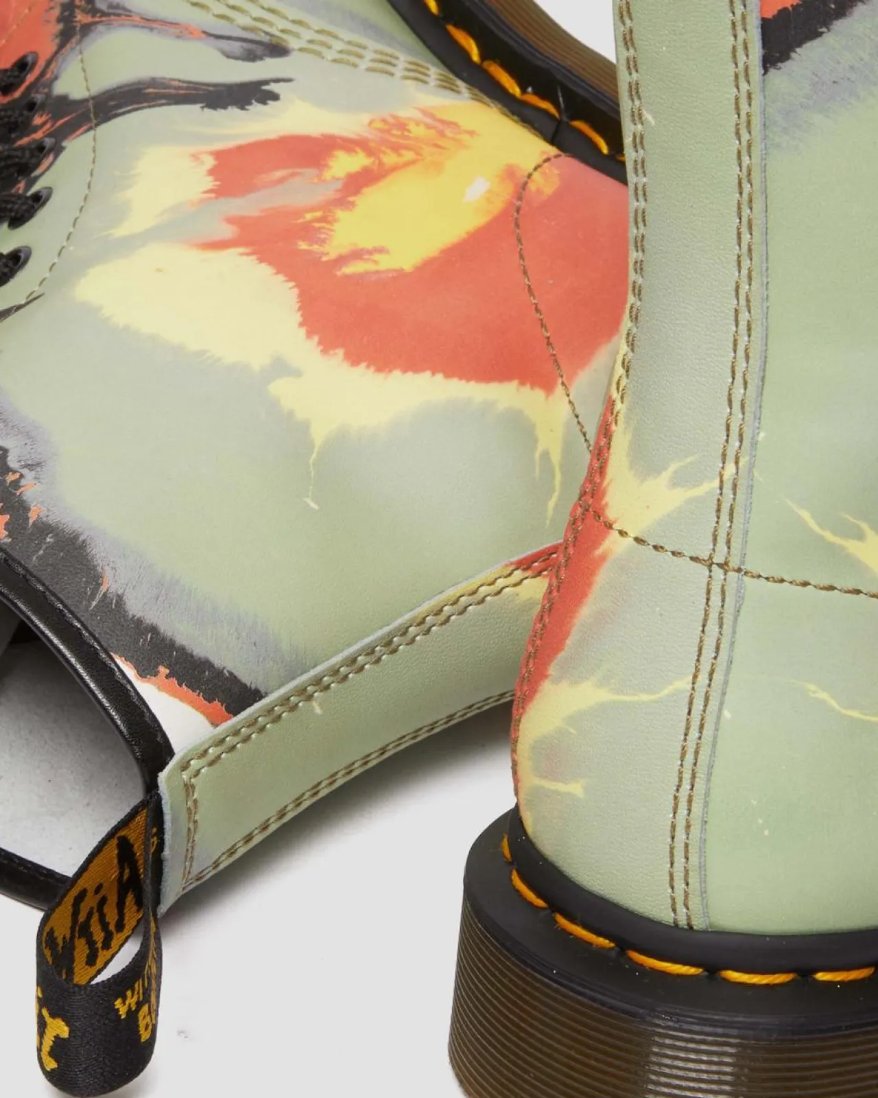 Dr. Martens 1460 Tate Volcanic Flare Leren Laarzen^UNISEX Enkellaarzen|Veterlaarzen