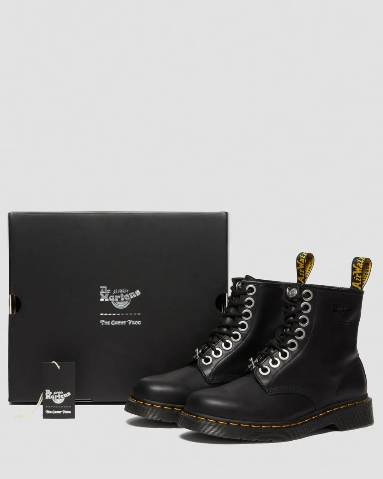 Dr. Martens 1460 THE GREAT FROG LEREN LAARZEN^WOMENS Originals|Enkellaarzen