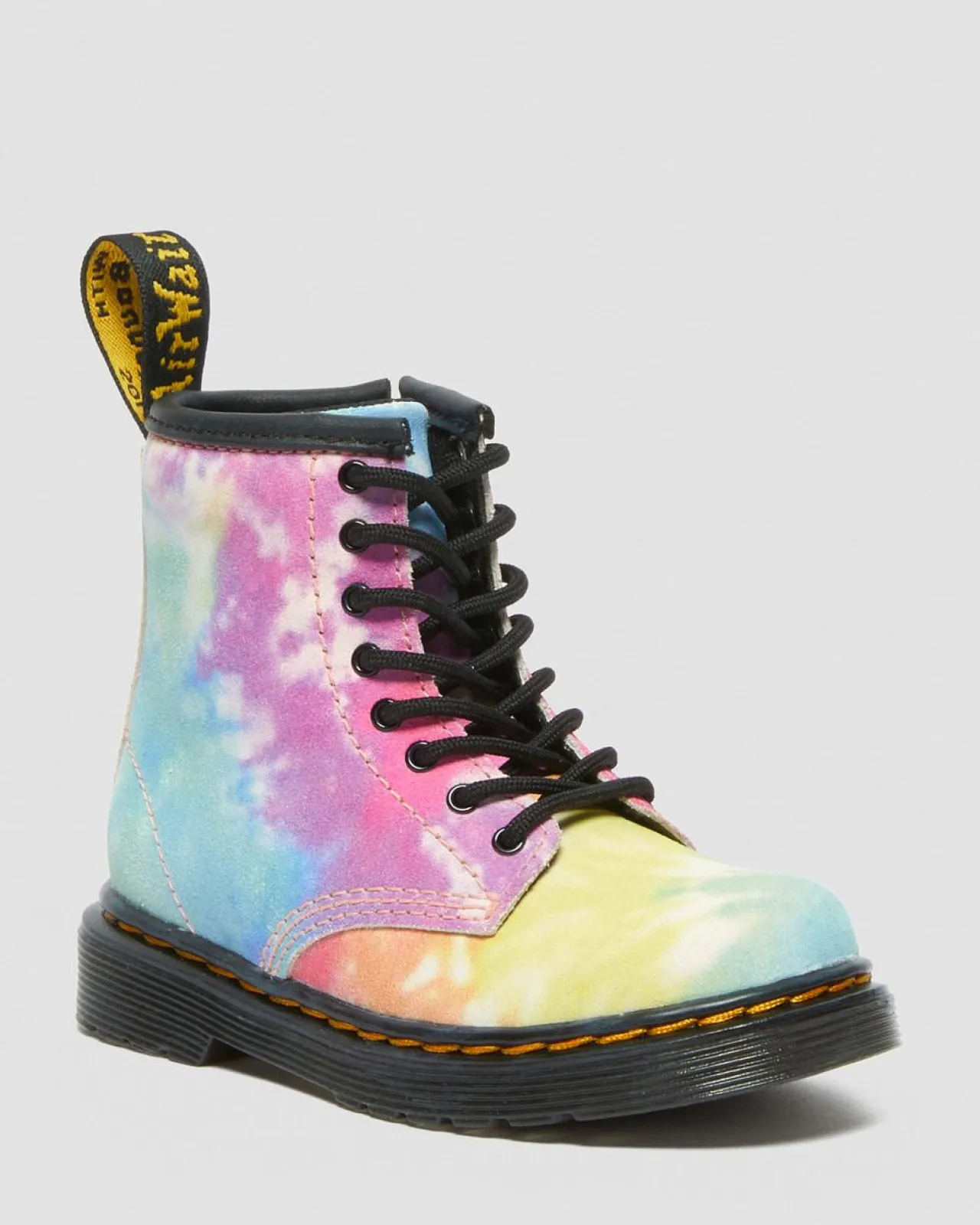 Dr. Martens 1460 Tie Dye Leren Veterlaarzen voor Peuters^KIDS Sale Voor Kinderen|Laarzen