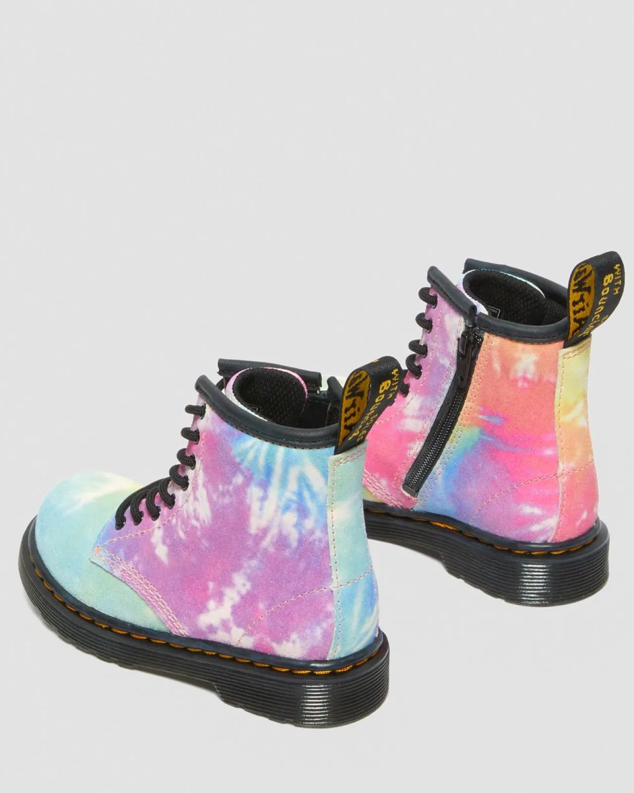 Dr. Martens 1460 Tie Dye Leren Veterlaarzen voor Peuters^KIDS Sale Voor Kinderen|Laarzen