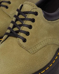 Dr. Martens 8053 Tumbled Nubuck Leren Platform Schoenen^ Nieuw Binnen|Trending Stijlen