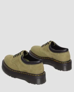 Dr. Martens 8053 Tumbled Nubuck Leren Platform Schoenen^ Nieuw Binnen|Trending Stijlen
