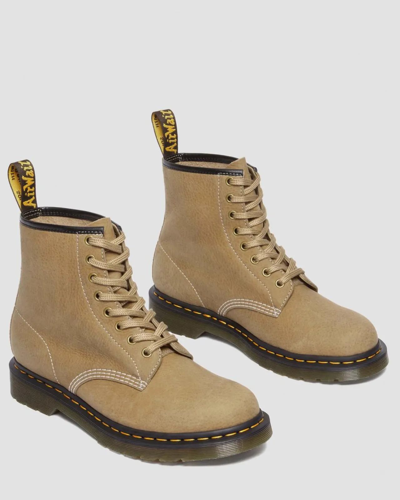 Dr. Martens 1460 Tumbled Nubuck Leren Veterlaarzen^ Originals|Nieuw Binnen