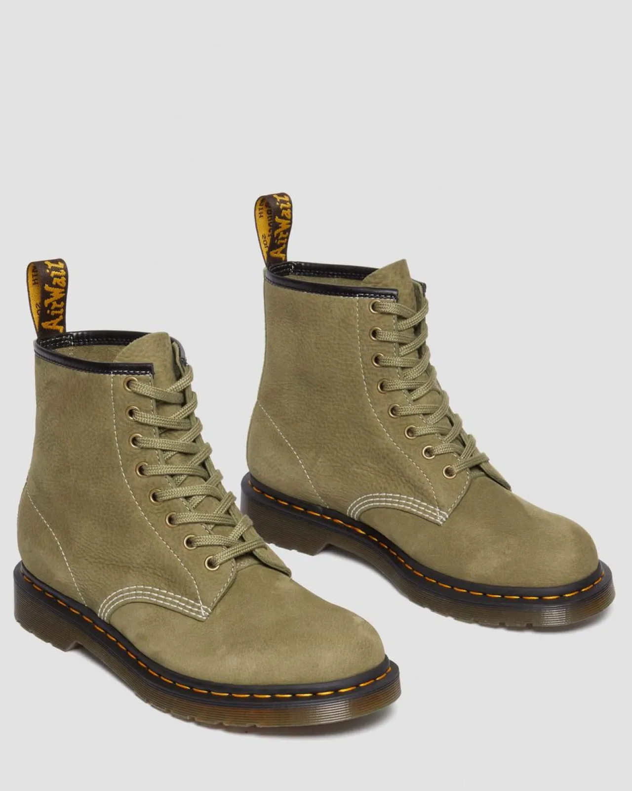 Dr. Martens 1460 Tumbled Nubuck Leren Veterlaarzen^ Originals|Nieuw Binnen