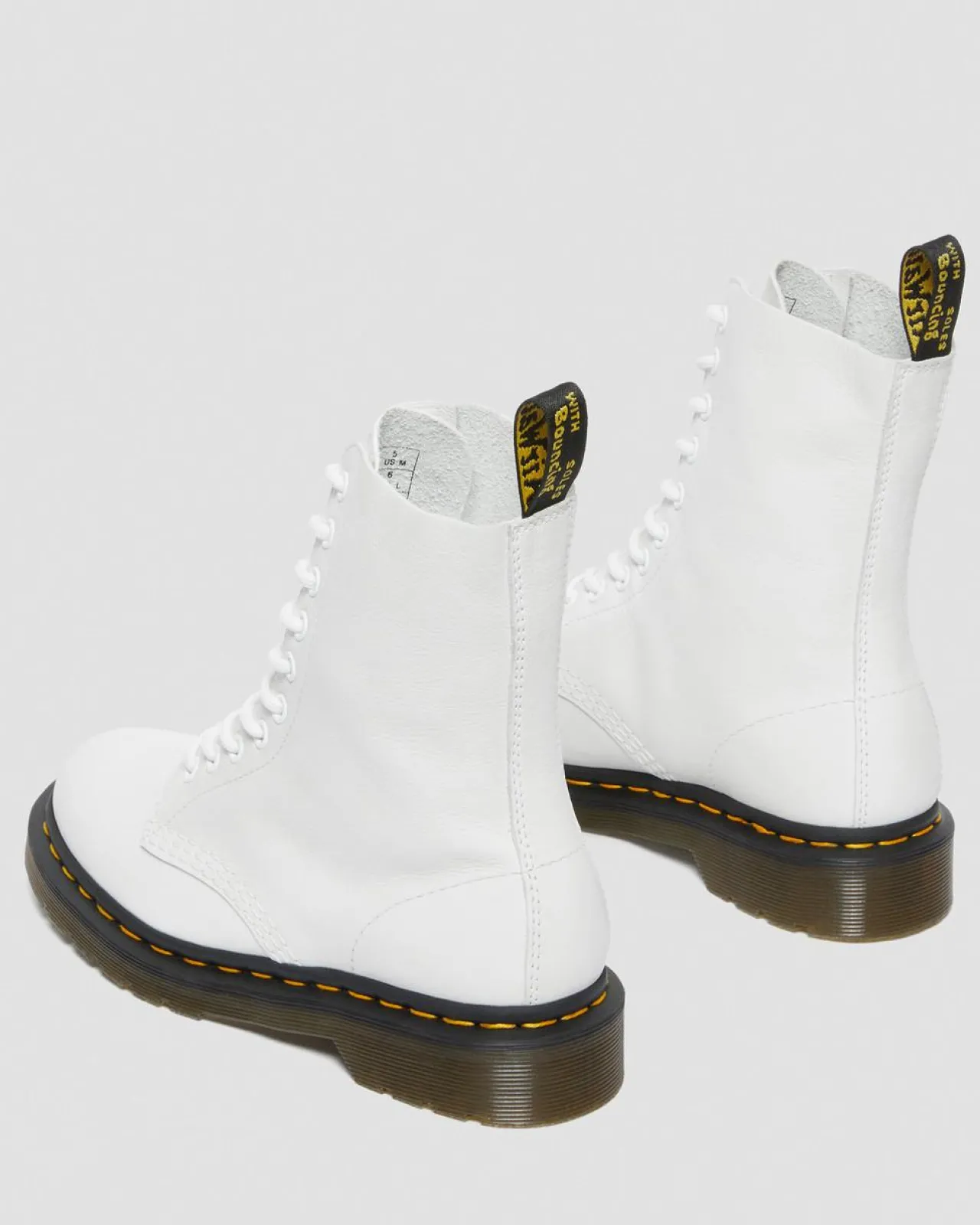 Dr. Martens 1490 Virginia Leren Hoge Laarzen^WOMENS Dames Sale|Hoge Laarzen