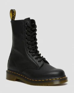 Dr. Martens 1490 Virginia Leren Hoge Laarzen^WOMENS Winterlaarzen|Veterlaarzen