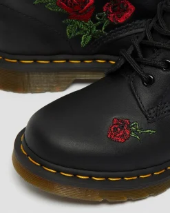 Dr. Martens 1490 Vonda Rose Leren Veterlaarzen met Bloemenprint^UNISEX Veterlaarzen|Enkellaarzen