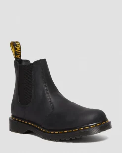 Dr. Martens 2976 Waxed Volnerf Leren Chelsea Boots in Zwart^WOMENS Nieuw Binnen|Trending Stijlen
