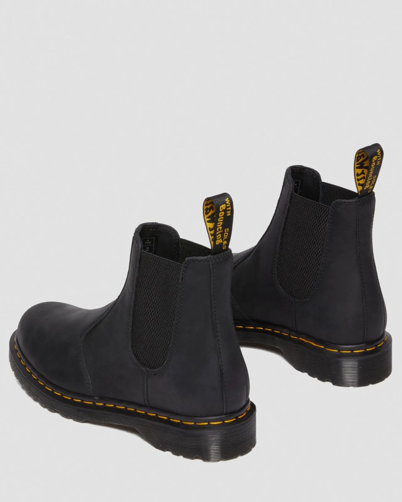 Dr. Martens 2976 Waxed Volnerf Leren Chelsea Boots in Zwart^WOMENS Nieuw Binnen|Trending Stijlen