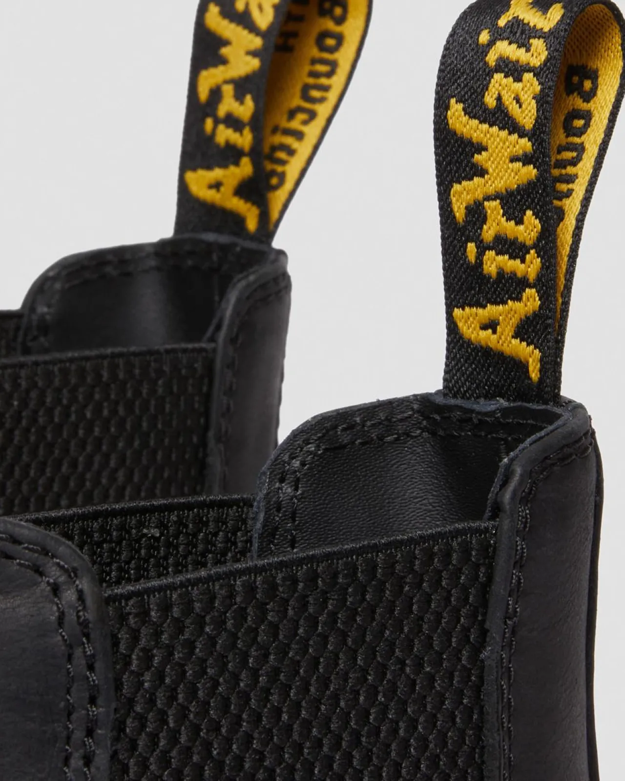 Dr. Martens 2976 Waxed Volnerf Leren Chelsea Boots in Zwart^WOMENS Nieuw Binnen|Trending Stijlen