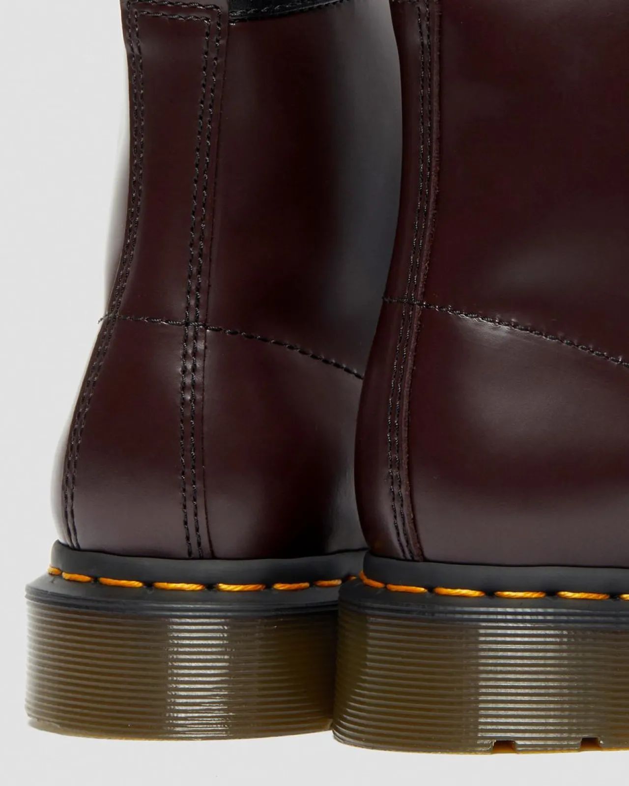 Dr. Martens 101 Yellow Stitch Smooth Leren Enkellaarzen^WOMENS Enkellaarzen|Veterlaarzen