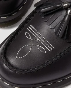 Dr. Martens Adrian Contrasterende Steek Leren Tassel Loafers^ Originals|Nieuw Binnen