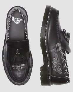 Dr. Martens Adrian Contrasterende Steek Leren Tassel Loafers^ Originals|Nieuw Binnen