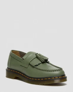 Dr. Martens Adrian Gele Stiksel Smooth Leren Tassle Loafers^WOMENS Heren Sale|Originals