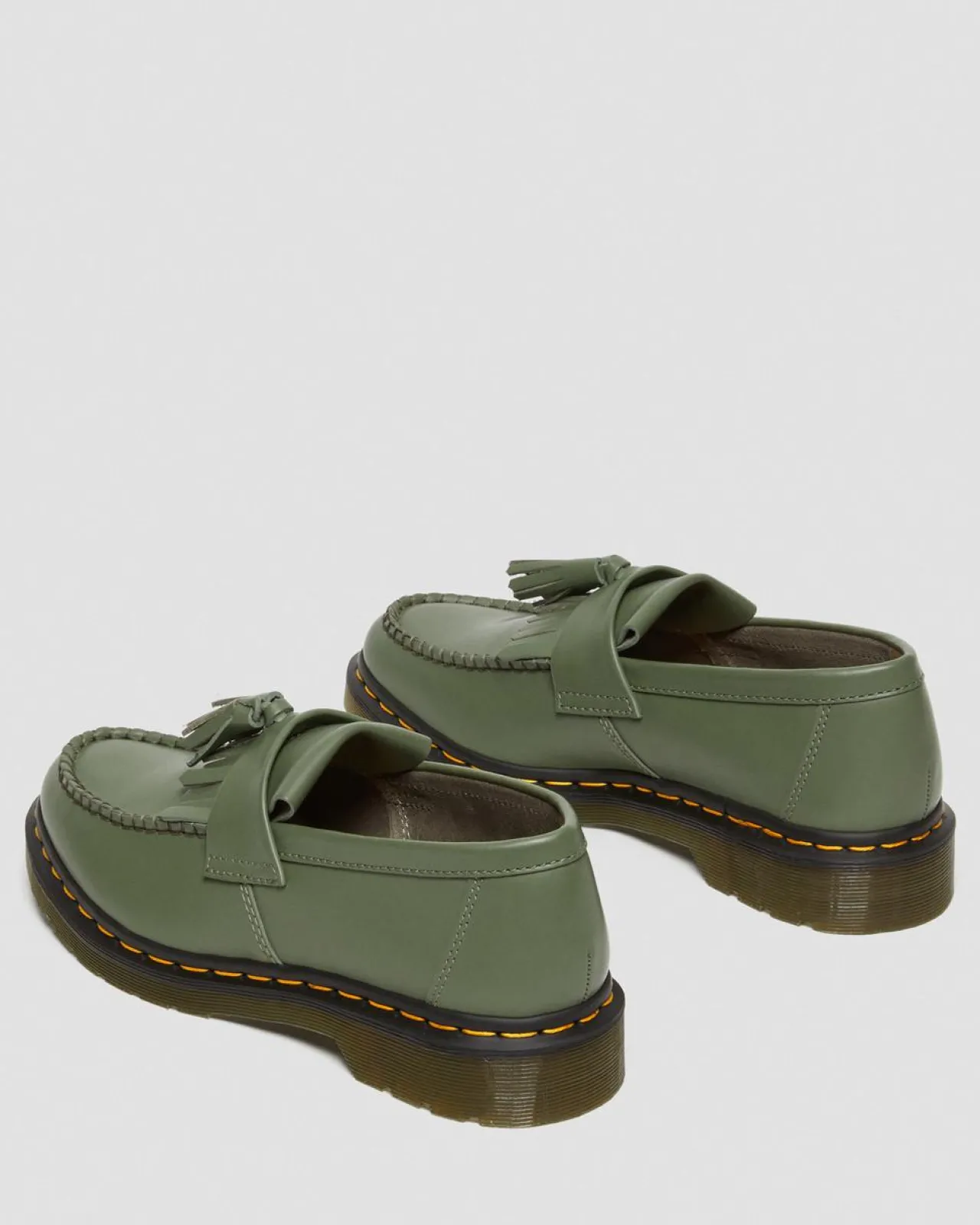 Dr. Martens Adrian Gele Stiksel Smooth Leren Tassle Loafers^WOMENS Heren Sale|Originals