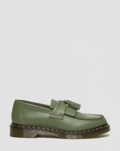 Dr. Martens Adrian Gele Stiksel Smooth Leren Tassle Loafers^WOMENS Heren Sale|Originals