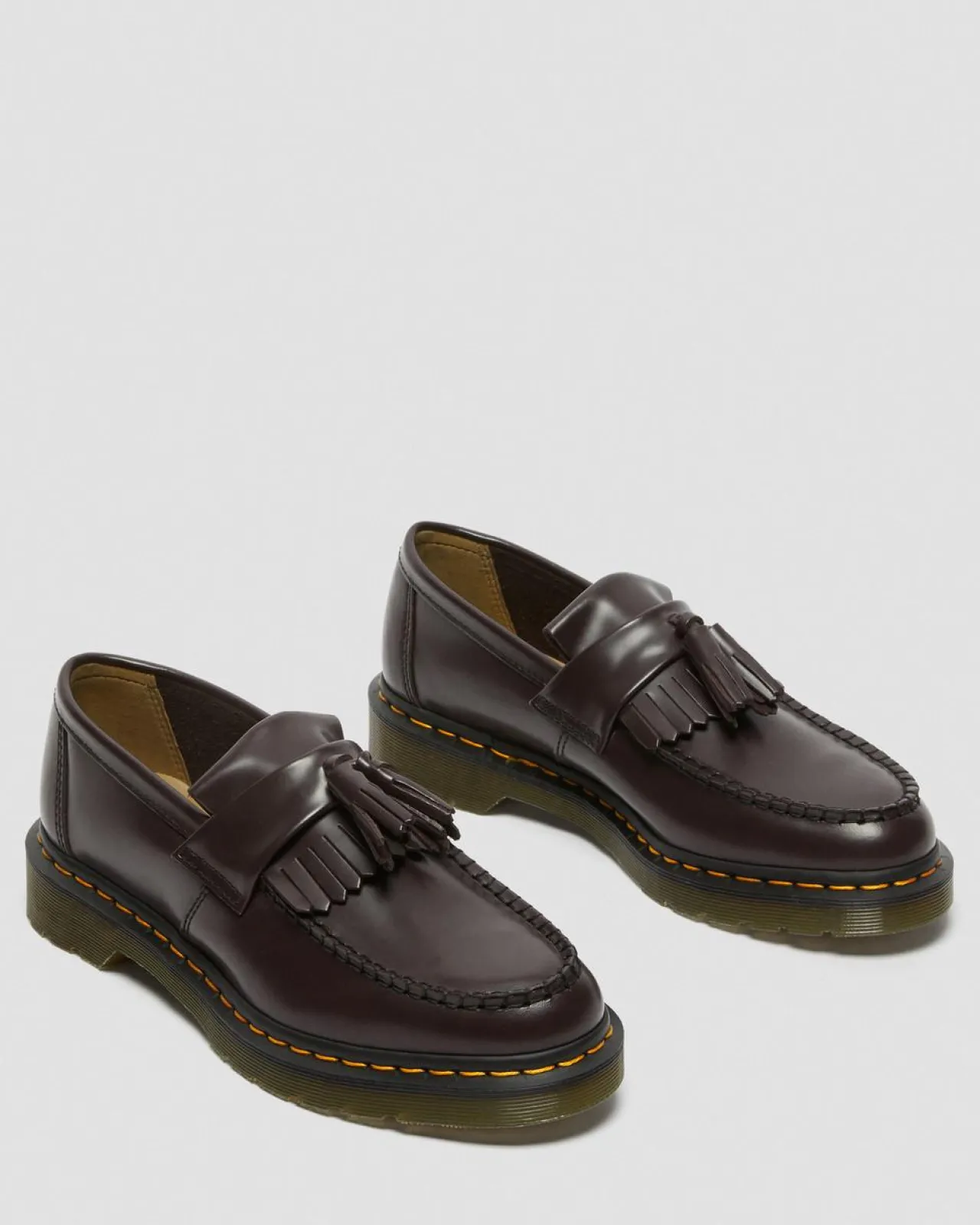 Dr. Martens Adrian Gele Stiksel Smooth Leren Tassle Loafers^WOMENS Originals|Nette Schoenen