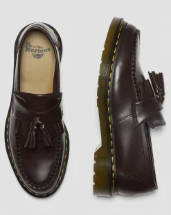 Dr. Martens Adrian Gele Stiksel Smooth Leren Tassle Loafers^WOMENS Originals|Nette Schoenen