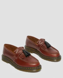 Dr. Martens Adrian Leren Tassel Loafers Abruzzo^ Heren Sale