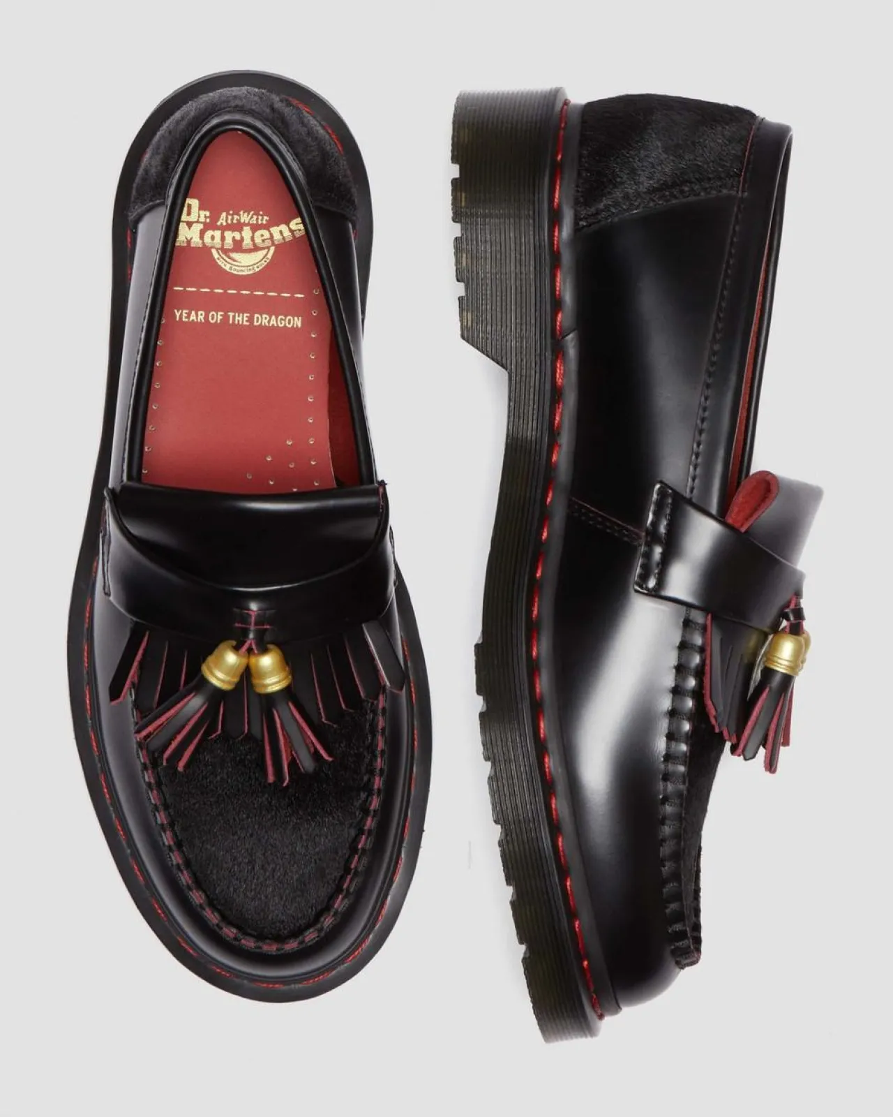 Dr. Martens Adrian Loafer Year of the Dragon ^ Nieuw Binnen|Loafers