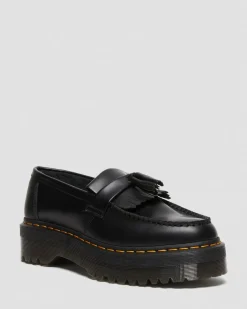 Dr. Martens Adrian Quad Leren Platform Tassle Loafers^UNISEX Loafers|Schoenen