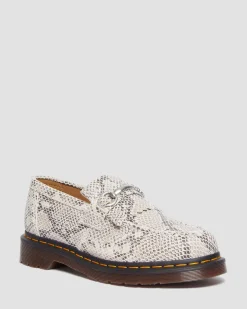 Dr. Martens Adrian Snaffle Python Print Suède Loafers^WOMENS Heren Sale|Originals