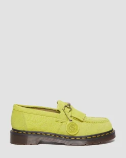 Dr. Martens Adrian Snaffle Repello Emboss Suede Kiltie Loafers^UNISEX Heren Sale|Originals