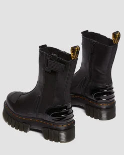 Dr. Martens Audrick Hi Platform Chelsea Laarzen^UNISEX Enkellaarzen|Zachte Leren Laarzen
