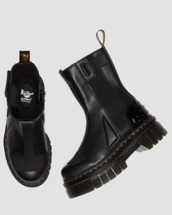 Dr. Martens Audrick Hi Platform Chelsea Laarzen^UNISEX Enkellaarzen|Zachte Leren Laarzen