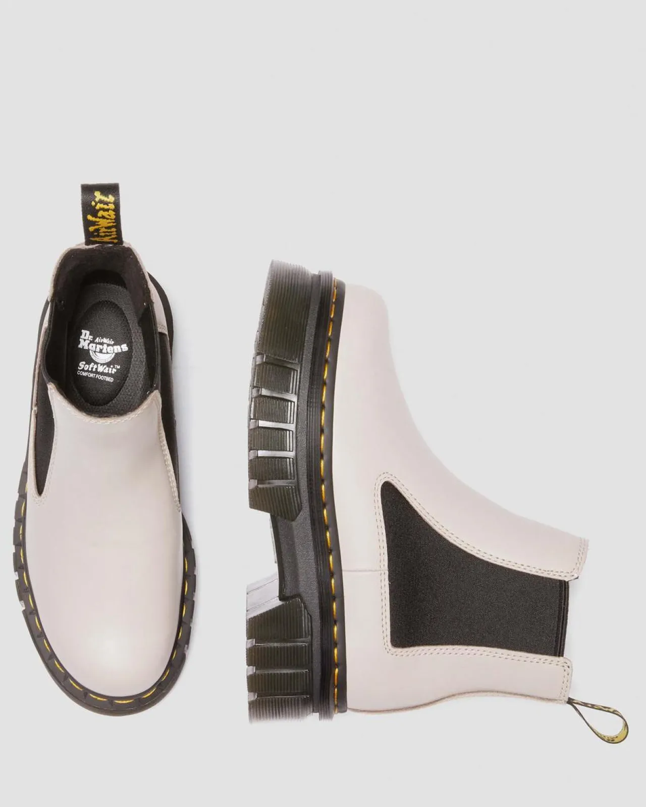 Dr. Martens Audrick Nappa Lux Leren Platform Chelsea Boots^GIFTS Platform Laarzen|Enkellaarzen