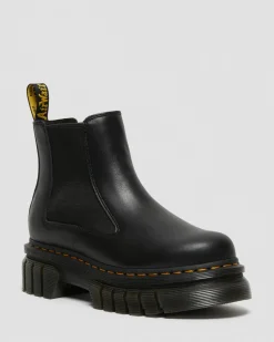 Dr. Martens Audrick Nappa Lux Leren Platform Chelsea Boots^GIFTS Platform Laarzen|Enkellaarzen