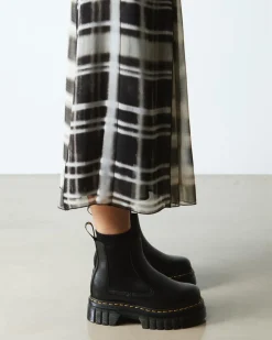 Dr. Martens Audrick Nappa Lux Leren Platform Chelsea Boots^GIFTS Platform Laarzen|Enkellaarzen