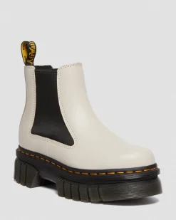 Dr. Martens Audrick Nappa Lux Leren Platform Chelsea Boots^GIFTS Platform Laarzen|Enkellaarzen