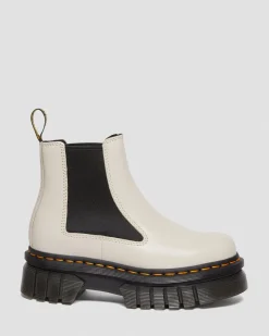 Dr. Martens Audrick Nappa Lux Leren Platform Chelsea Boots^GIFTS Platform Laarzen|Enkellaarzen