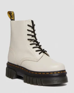 Dr. Martens Audrick Nappa Lux Platform Enkellaarzen^GIFTS Platform Laarzen|Veterlaarzen