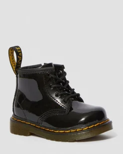 Dr. Martens Baby 1460 Lakleren Veterlaarzen^KIDS Meisjes Schoolschoenen|Jongens Schoolschoenen