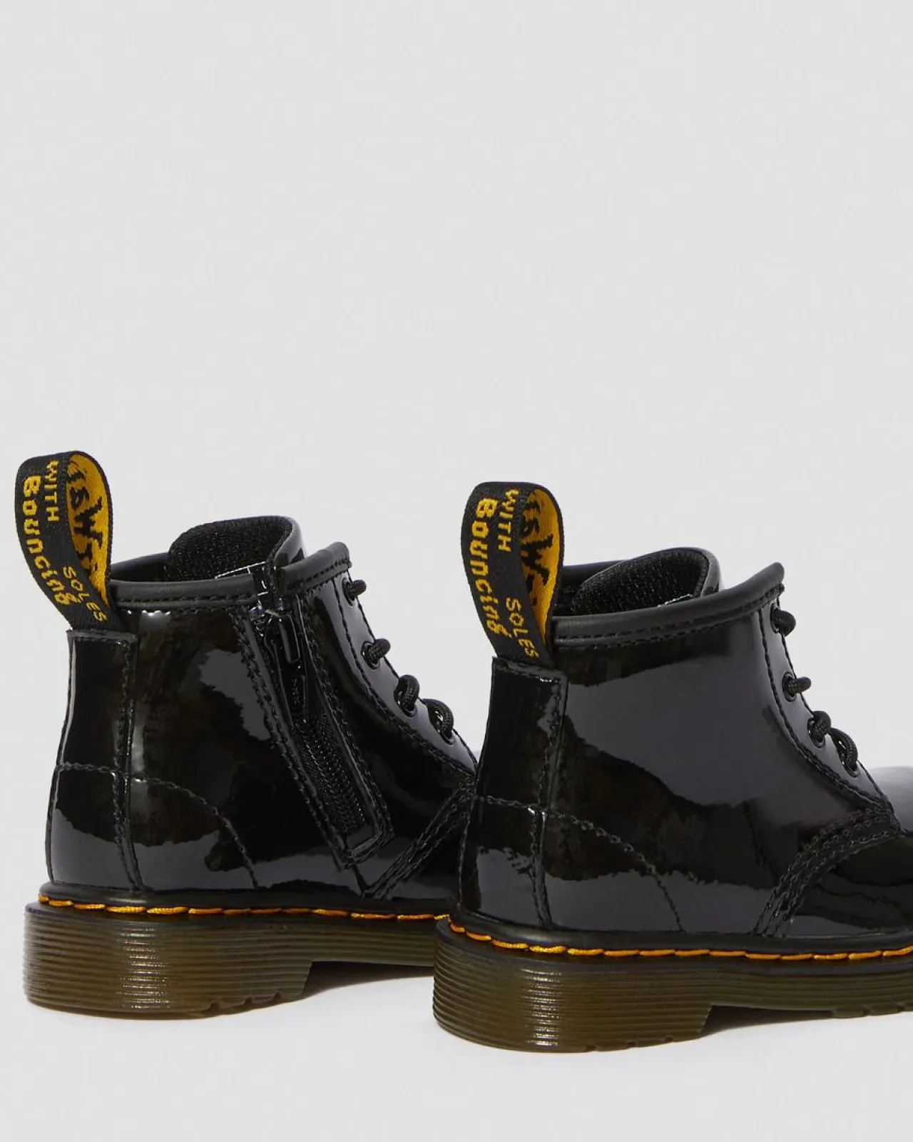Dr. Martens Baby 1460 Lakleren Veterlaarzen^KIDS Meisjes Schoolschoenen|Jongens Schoolschoenen