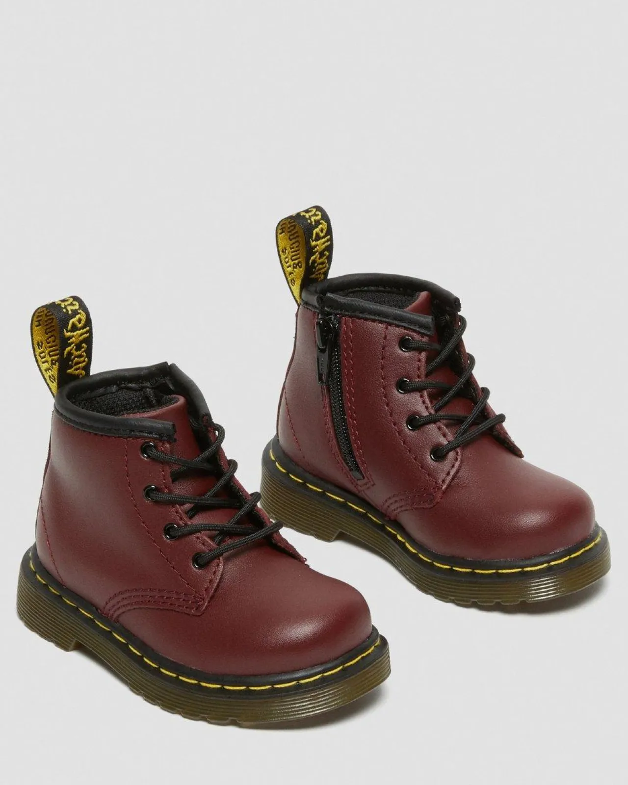 Dr. Martens Baby 1460 Softy T Leren Enkellaarzen^KIDS Meisjes Schoolschoenen|Jongens Schoolschoenen