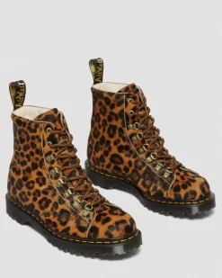 Dr. Martens Barton Made in England Luipaard Laarzen^GIFTS Made In England|Enkellaarzen