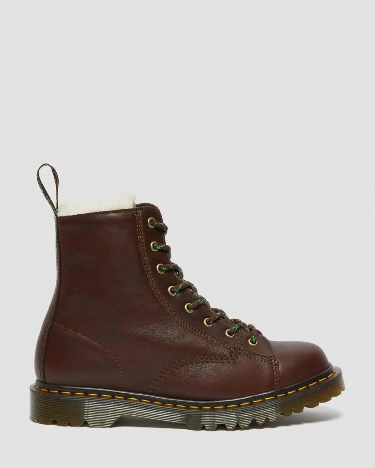 Dr. Martens Barton Shearling Gevoerde Leren Enkellaarzen^GIFTS Enkellaarzen|Winter Stijlen