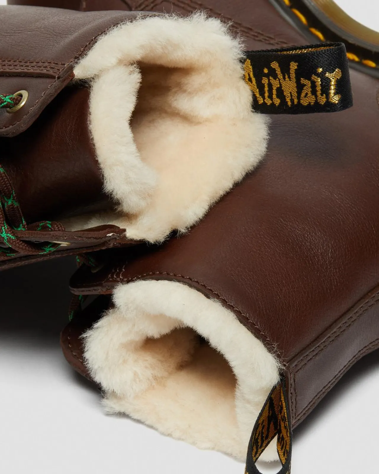 Dr. Martens Barton Shearling Gevoerde Leren Enkellaarzen^GIFTS Enkellaarzen|Winter Stijlen