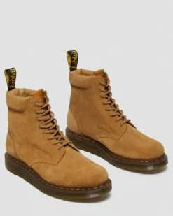 Dr. Martens Berman Suède Leren Enkellaarzen^WOMENS Heren Sale|Casual Stijlen